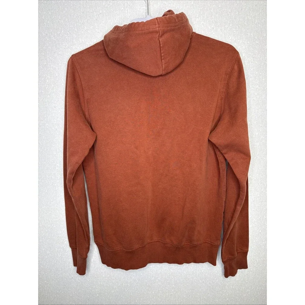The North Face Half Dome Pullover Hoodie Sweatshirt Mens Small S Burnt Orange